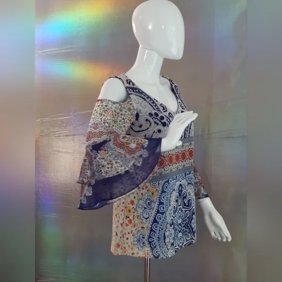 COCO BIANCO Women's Blouse / SIZE: SMALL - Picture 4 of 10